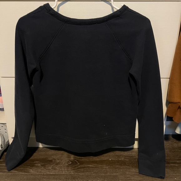 Abercrombie&Fitch long sleeve navy crewneck - Picture 2 of 3